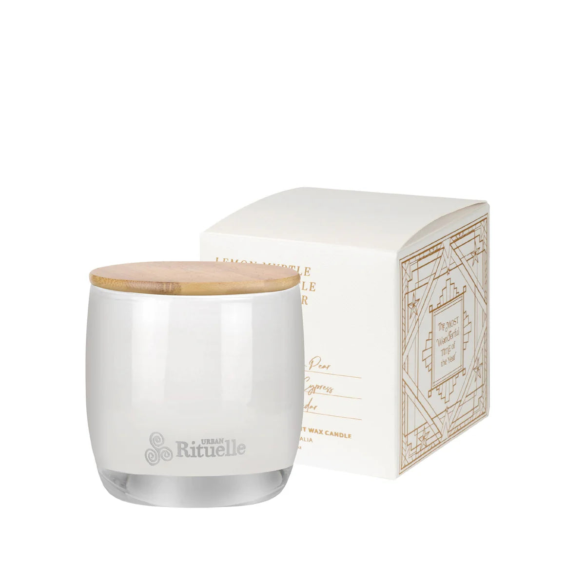 Lemon Myrtle Scented Soy Candle - 140g