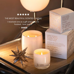 Lemon Myrtle Scented Soy Candle - 400g