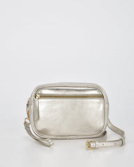 Aurora Metallic Leather Crossbody Bag