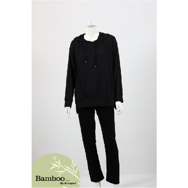 Bamboo Hoodie Black