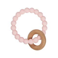Baby Giraffe Silicone & Beechwood Teether