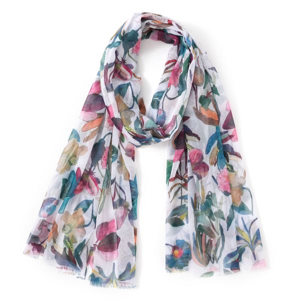 Beau Scarf White