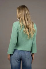 Humidity Anchor Sweater - Mint Green