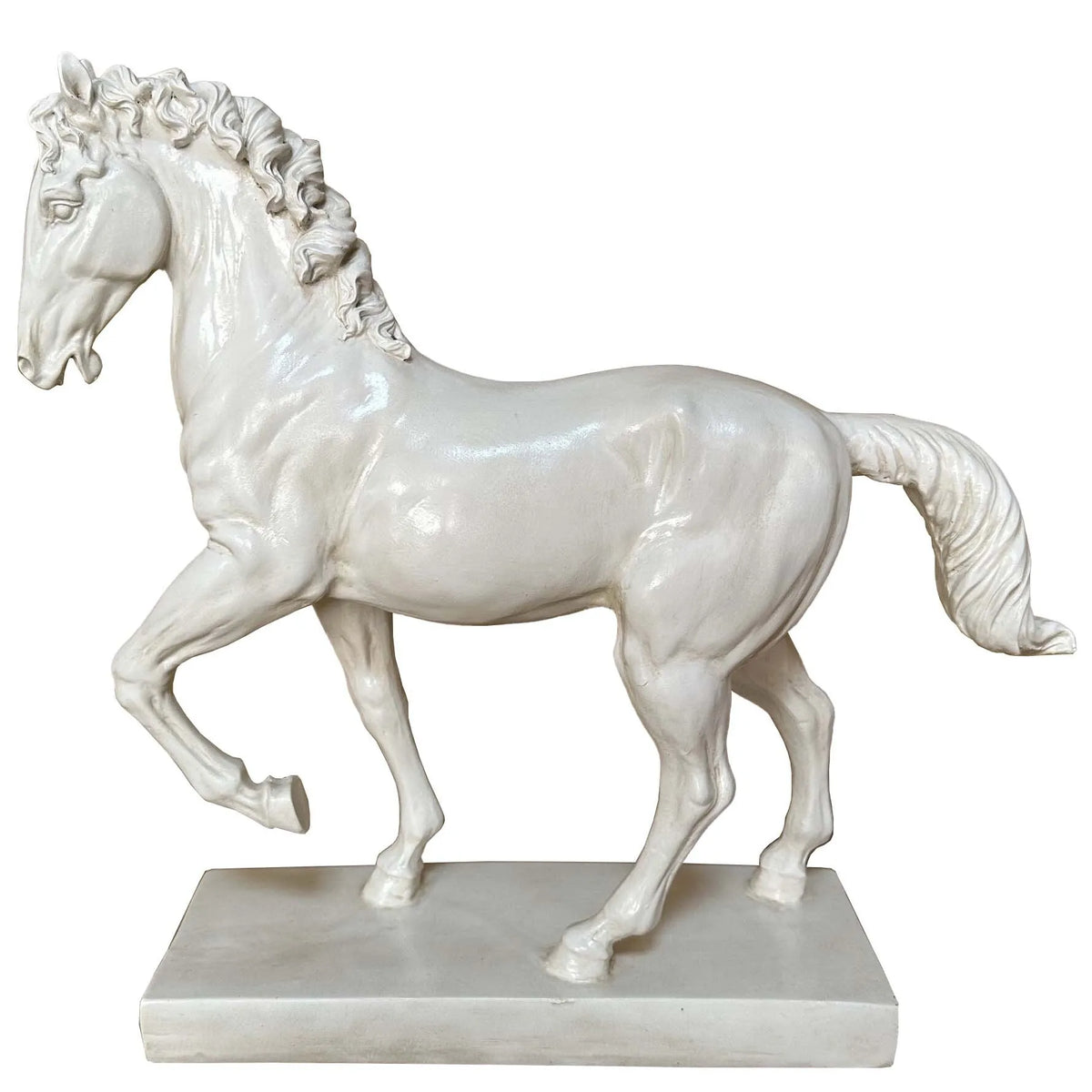 White Horse Figurine - Large