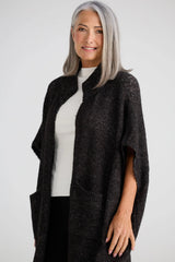 Phoenix Knit Cardigan – Charcoal