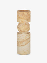 Natural Sandstone Candle Holder - Large