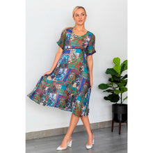 Load image into Gallery viewer, Dress Multi Colour Navy