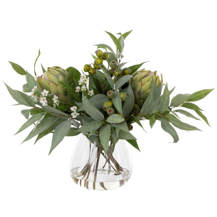 Rogue Grand Protea – Garden Vase Green