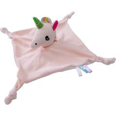 Unicorn Comforter Blankie with Rattle