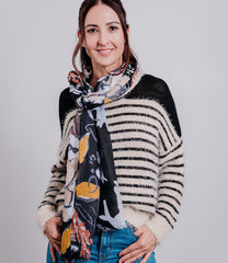 Elim Scarf – Mid-Weight Textured Scarf