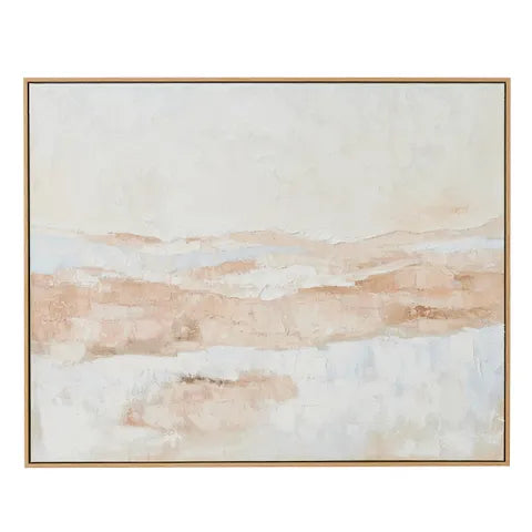 Akan Nat Framed Heavy Oil Canvas 100x80cm – In-Store Pickup Only