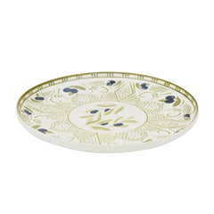 Oamra Ceramic Platter 33x3cm – Olive Green Serving Dish