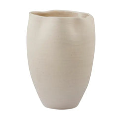 Tramonti Ceramic Vase 22x29.5cm – Tall White Decorative Vase for Modern Styling