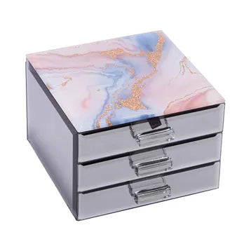 Pastel Dream Jewellery Box - 2 Drawer Organiser