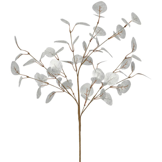 Silver Whisper Leaf Christmas Decor