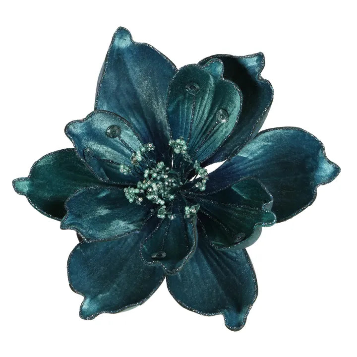 Magnolia Blue Christmas Clip-On