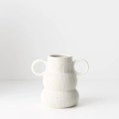 Oculla Vase – White Speckle