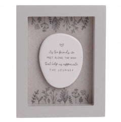 Moments Rectangle Framed Plaque - It's Friends We Meet