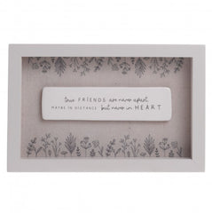 Moments Large Framed Plaque - True Friends