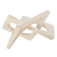 Amalfi Apio Abstract Sculpture – Beige