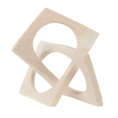 Amalfi Apio Abstract Sculpture – Beige