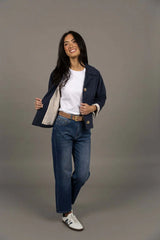 Humidity Lifestyle Dash Coat - Navy
