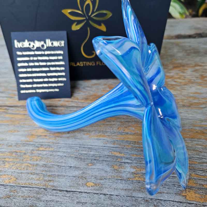 Unique Handcrafted Everlasting Glass Flower