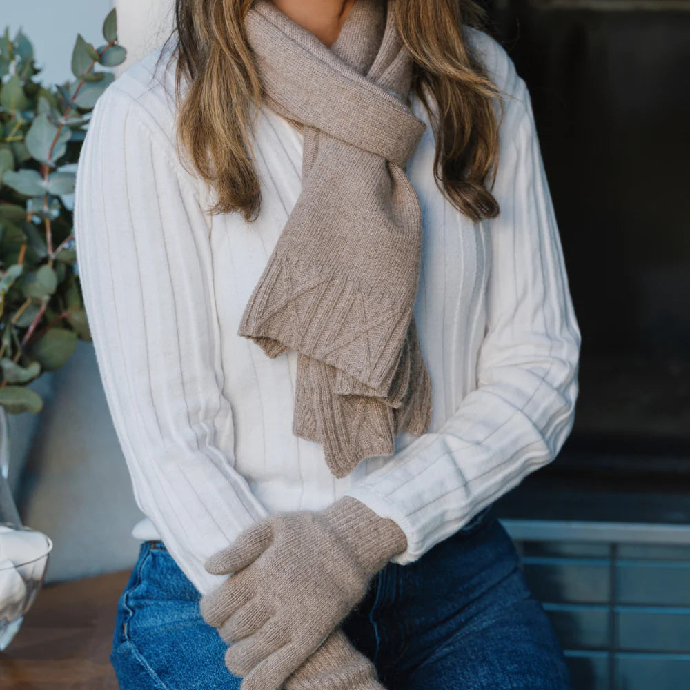Hotham Scarf - Walnut