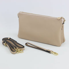 Gracie Crossbody Clutch Nude