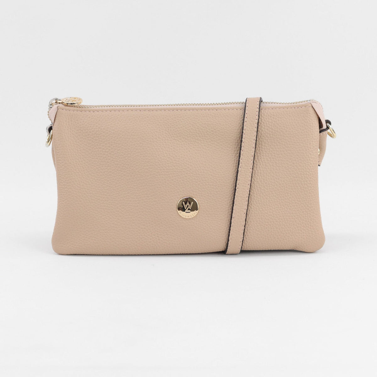 Gracie Crossbody Clutch Nude