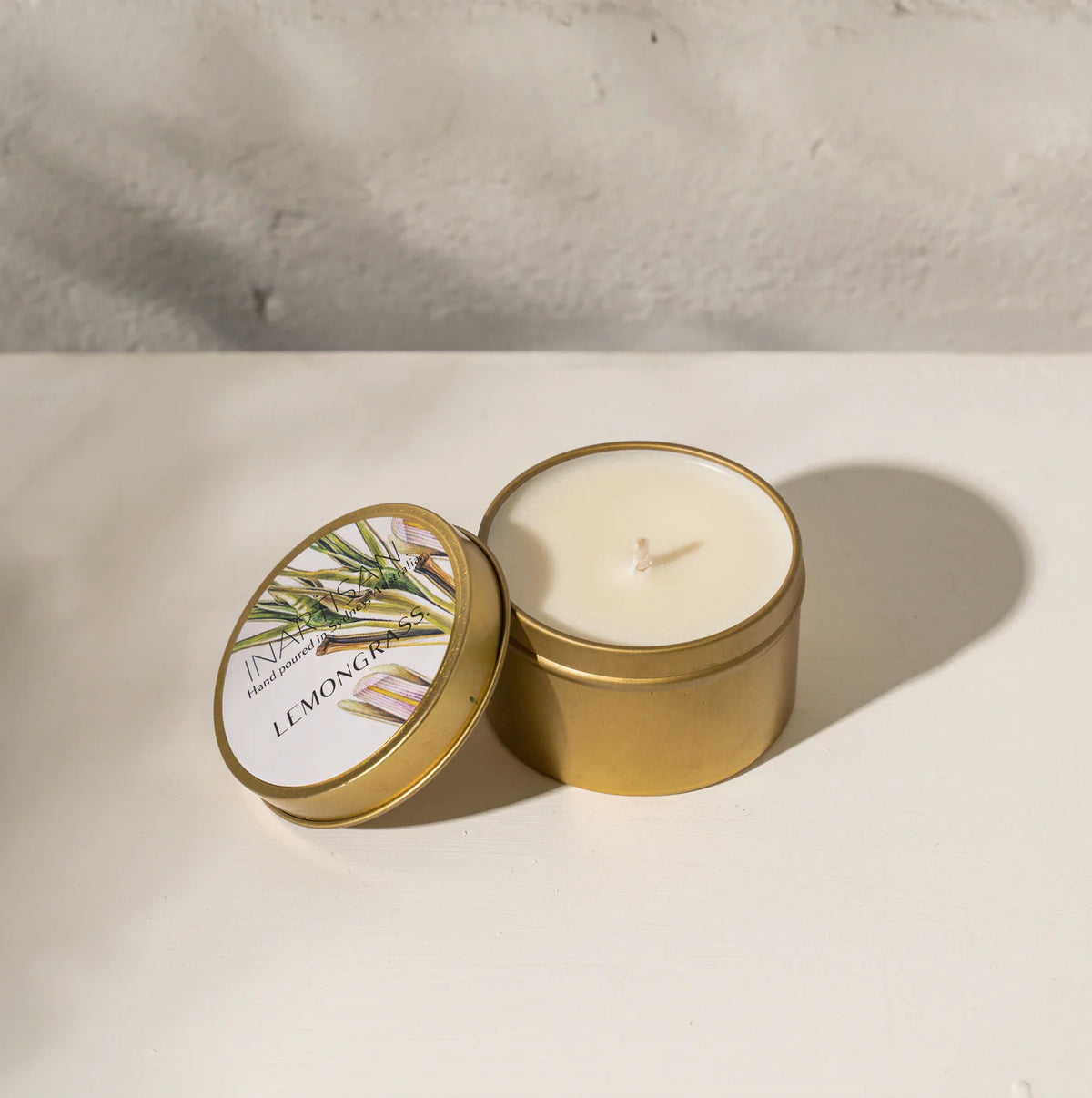 Hand-Poured Australian Soy Candle - Lemongrass
