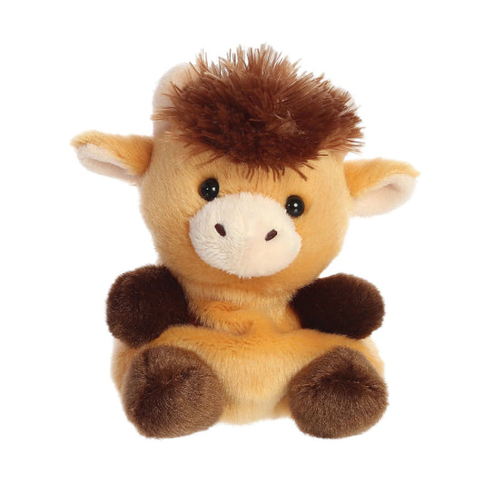 Palm Pal Highland Cow Plush Toy 13cm