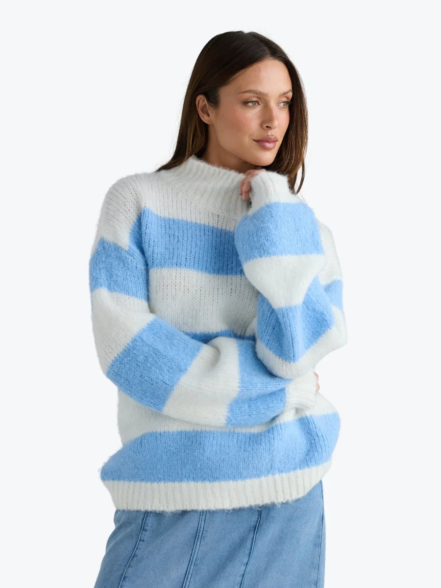 Holiday Ocean Knit - Blue