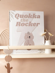 Quokka the Rocker hardcover children's book cover by Rosalie Shaw