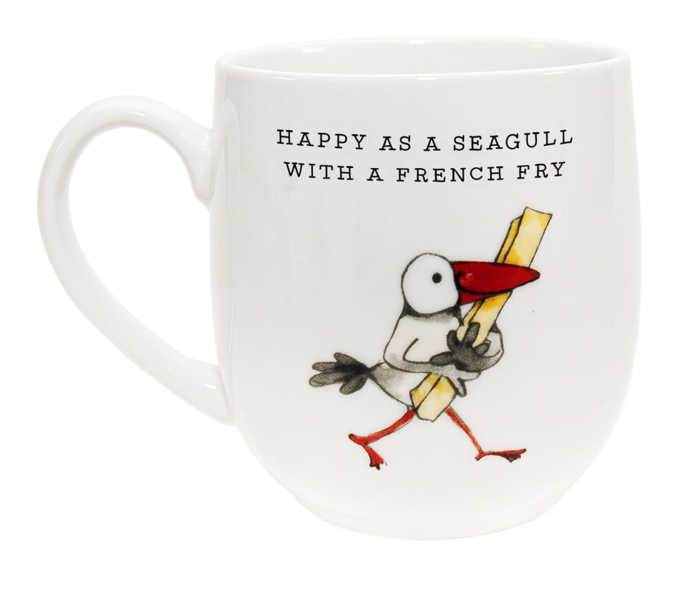 Twigseeds Fine Bone China Cup - French Fry Design