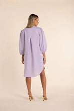 Load image into Gallery viewer, Button-Down Linen Shirt Dress