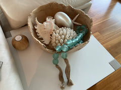 Coastal Charm Sea Glass Garland