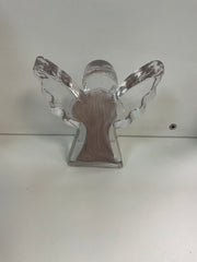 Glass Guardian Angel 14cm Pink