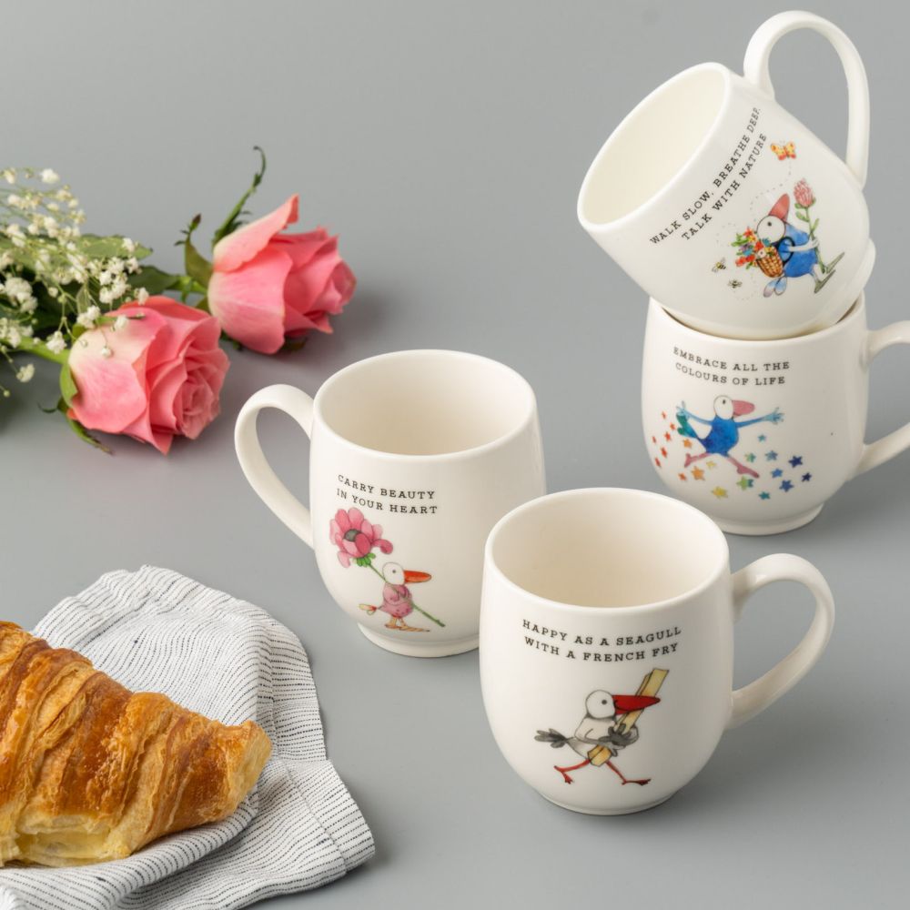 Twigseeds Fine Bone China Cup - Beauty Design