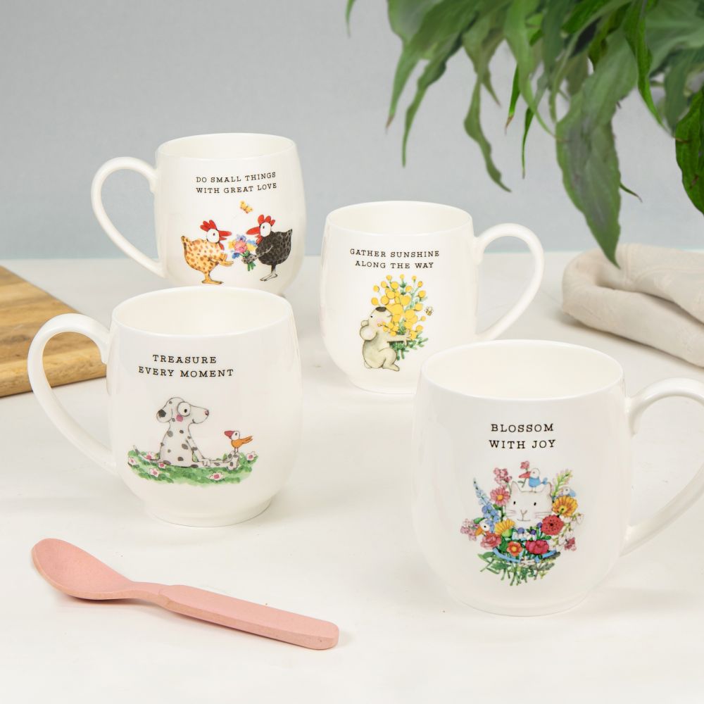 Twigseeds Fine Bone China Cup -  Treasure Design