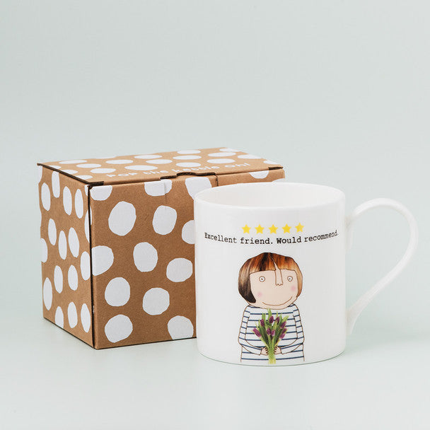 Boxed Bone China Mug – Excellent Friend