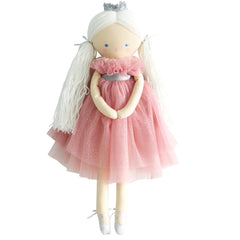 Penelope Princess Doll – 50cm Sparkle Blush Tulle Dress