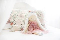 Penelope Princess Doll – 50cm Sparkle Blush Tulle Dress