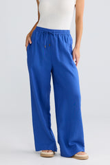 Jude Pant in Cobalt - front view, Brave & True