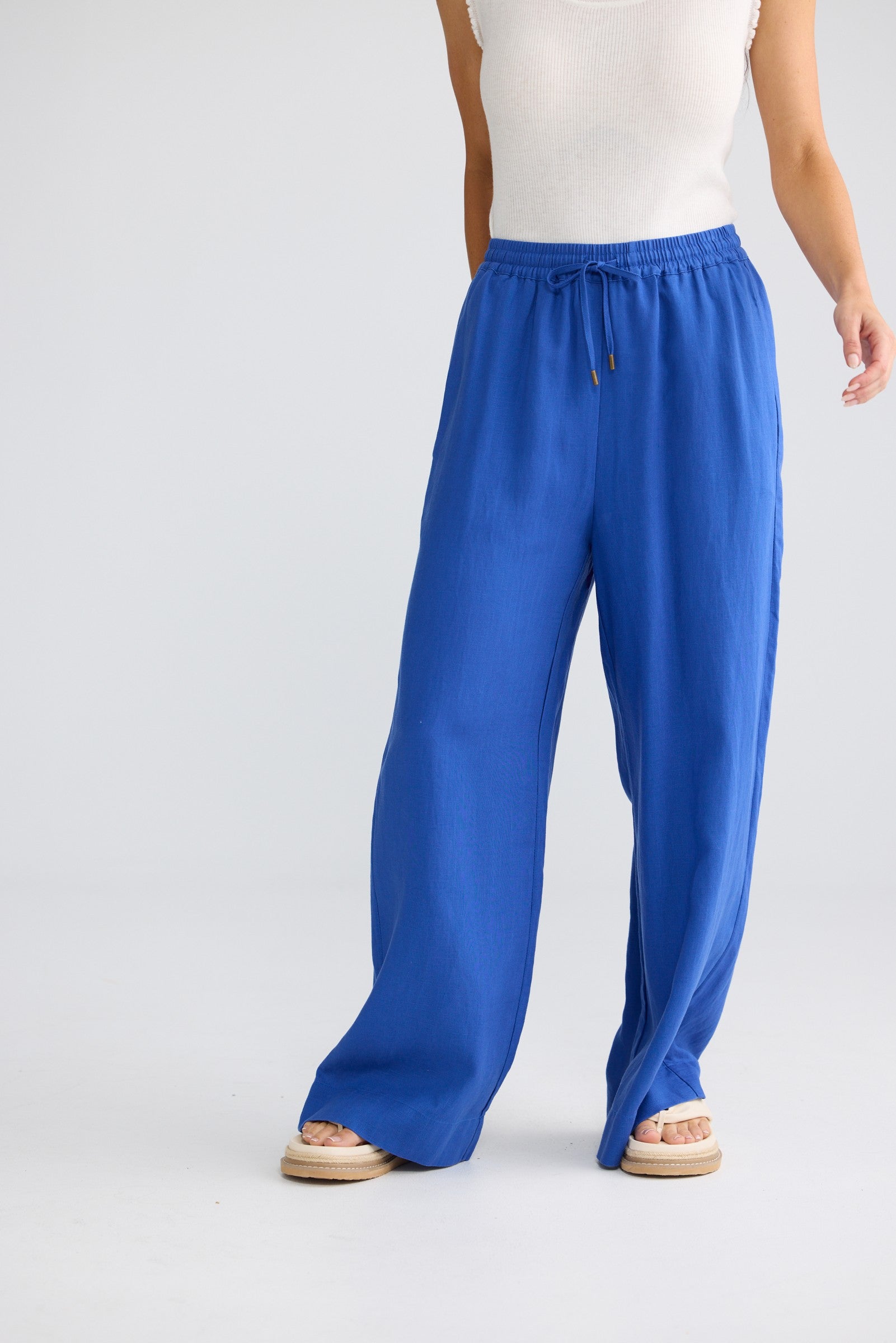 Jude Pant in Cobalt - front view alternate, Brave & True