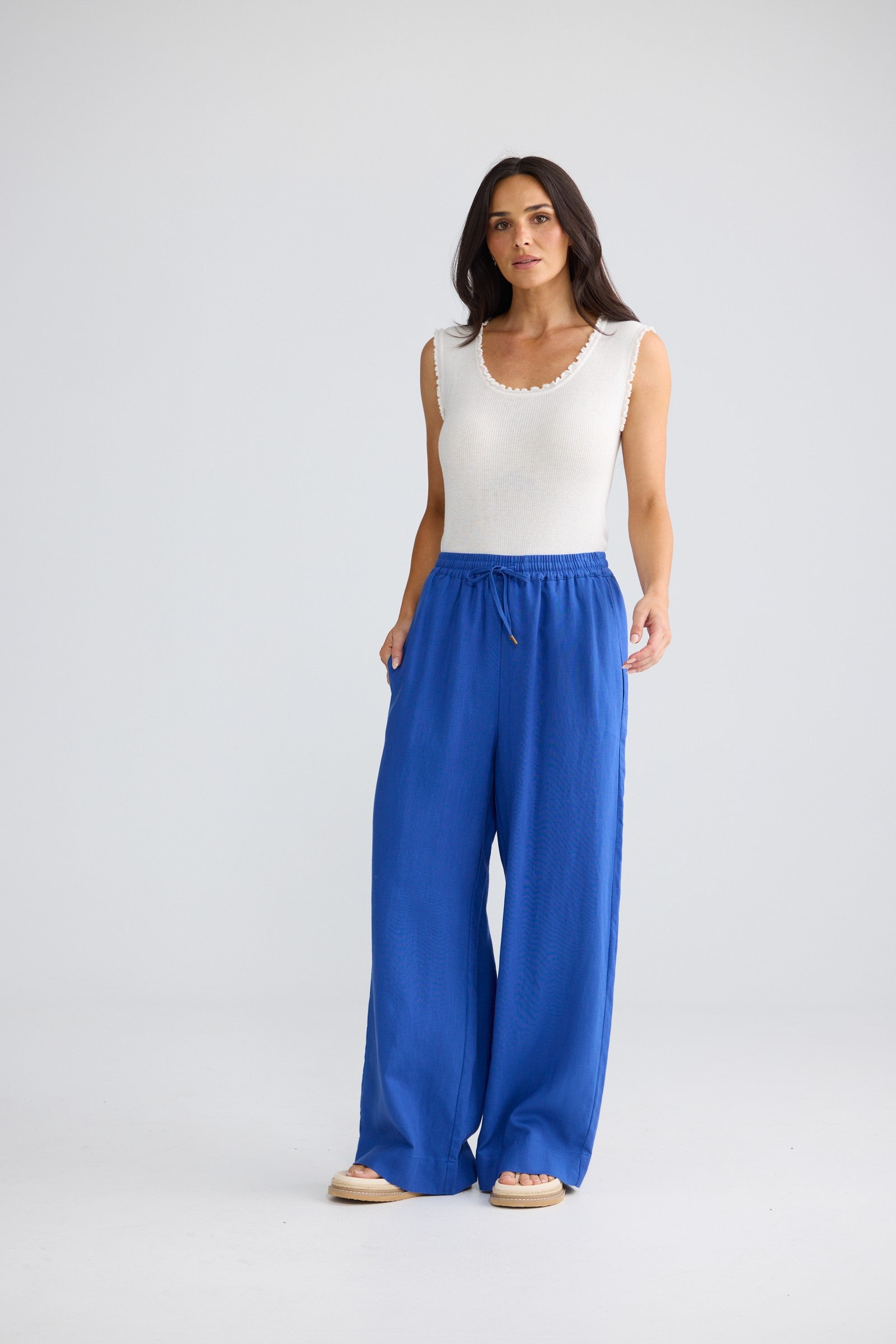 Jude Pant in Cobalt - full length alternate view, Brave & True