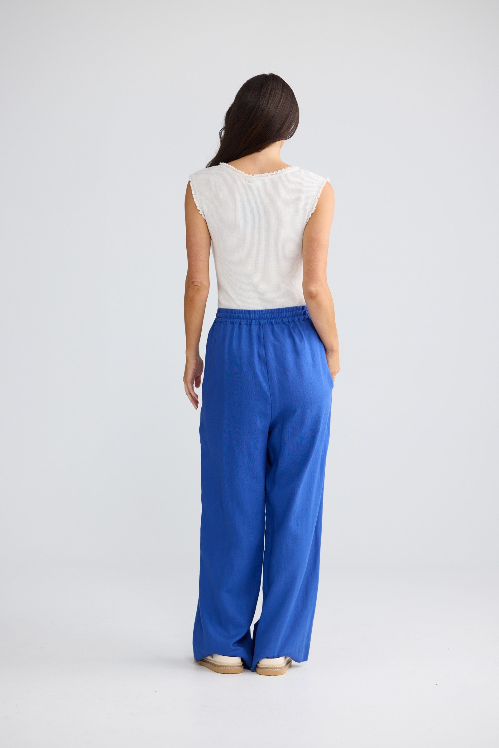 Jude Pant in Cobalt - back view, Brave & True
