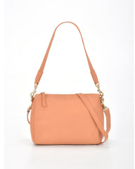 Jules Soft Natural Grain Leather Shoulder Bag – Camel