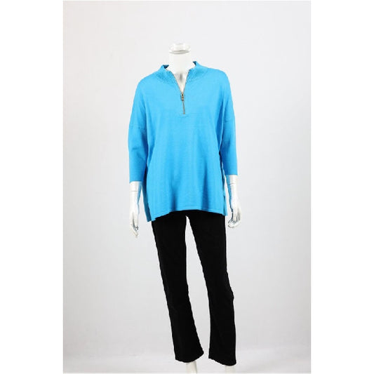 Jumper Zip Aqua