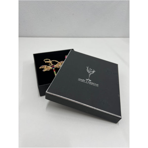 Bling Butterfly Keyring & Diamond Pen Gift Set